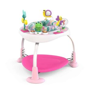 Bounce Bounce Babyâ¢ 2-i-1 Legetrampolin og Bord Pink