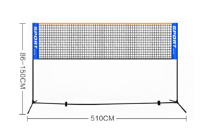 Fodbold tennis net / Volley net 5 m.