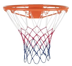 GARLANDO Basketkurv til væg med net - Den EKSTRA KRAFTIGE model - Diameter på 45 cm - FRI FRAGT