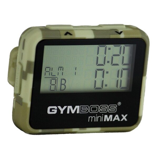 Gymboss miniMAX interval timer (Camouflage)