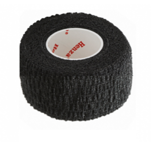 Henza® Elastisk CrossfitTape - Sort - 2,5cm x 6,9m