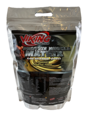 Proteinpulver - Time Release med Vaniljesmag (2500g)