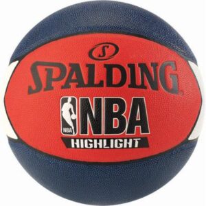 Spalding NBA Highlight - FRI FRAGT Navy/Red/White Outdoor basketball str 7 senior, HURTIG LEVERING