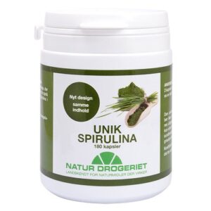 Spirulina Unik 320 mg - 180 kapsler