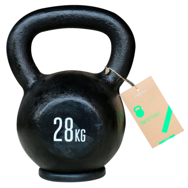 Titan LIFE Kettlebell 28 kg. (Støbejern)