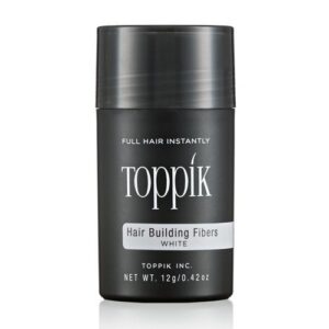 Toppik Hvid - Mikrofibre der bekæmper hårtab (12 gr)