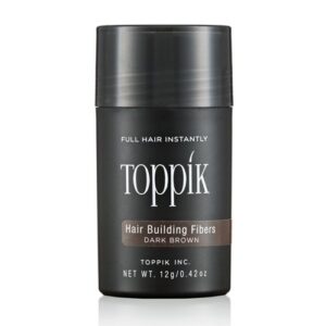 Toppik Mørkebrun - Mikrofibre der bekæmper hårtab (12g)