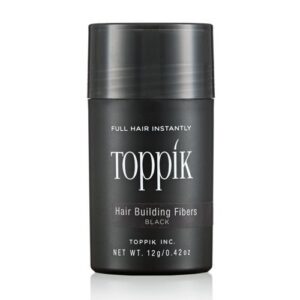 Toppik Sort - Mikrofibre der bekæmper hårtab (12 g)