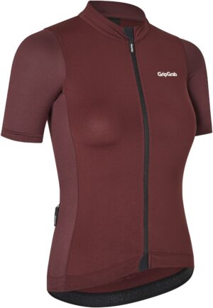 GripGrab Women's Ride Kortærmet Cykeltrøje - Dark Red