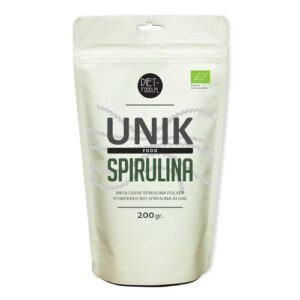 Spirulina pulver Økologisk - 200 gram - Diet Food