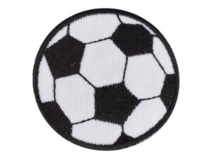 Strygemærke Fodbold 4,5cm - 1 stk