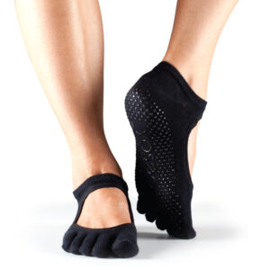 ToeSox Bellarina til Yoga & Pilates (Sort - S)