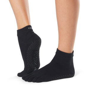 ToeSox til Yoga & Pilates (Sort - L)