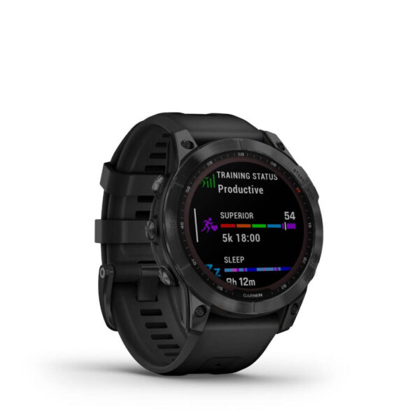 Ur - Garmin Fenix 7 Sapphire Solar - 47 mm - Sort