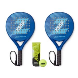 ZERV Padel Pakketilbud (ZERV Ballistic Padel Team Light Blue + ZERV Padel Master+)