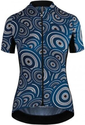 Assos Dame Cykeltrøje UMA GT Short Sleeve Jersey Camou, Blå