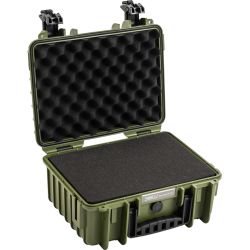 B&W Outdoor Cases BW Outdoor Cases Type 3000 / Bronze green (pre-cut foam) - Kuffert