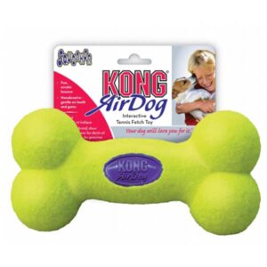 KONG AirDog Squeaker Bone tennisbold-Small