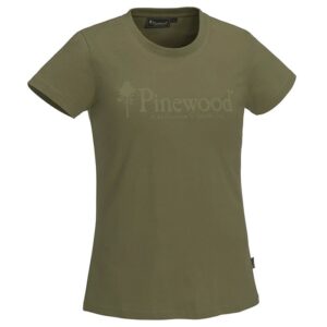 PineBrun Outdoor Life T-Shirt Dame-h.Grøn-L - T-Shirts