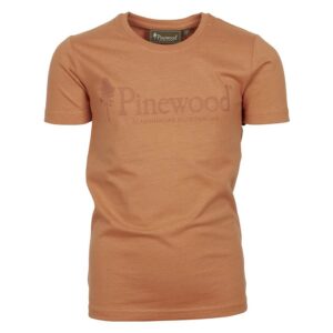 PineBrun Outdoor Life T-Shirt til børn-terracotta-116 - T-Shirts