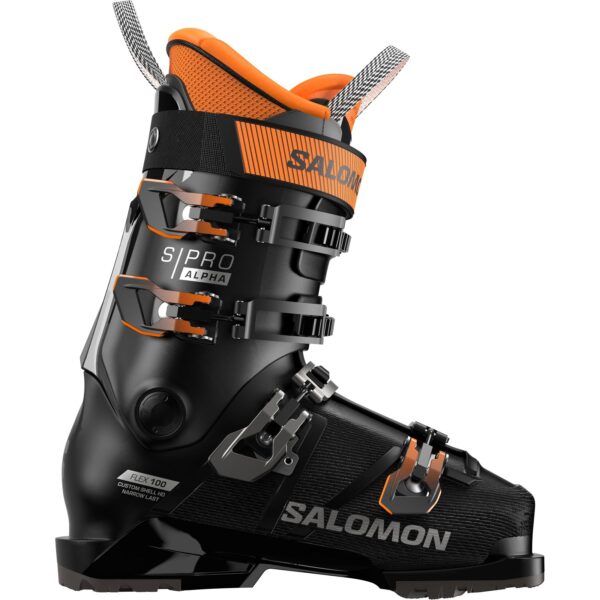 Salomon S/Pro Alpha 100 GW, skistøvler, herre, sort/orange