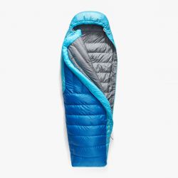 Sea To Summit Trek -1c Down Sleeping Bag - Large Snorkel Blue - Sovepose