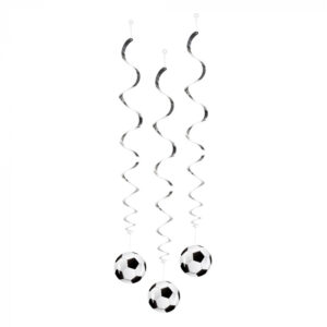 Deco Swirls Football - 3 Stk. (c. 85 cm.)