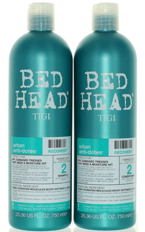 Tigi bed head urban anti-dotes recovery 2 shampoo + conditioner 2 x 750ml