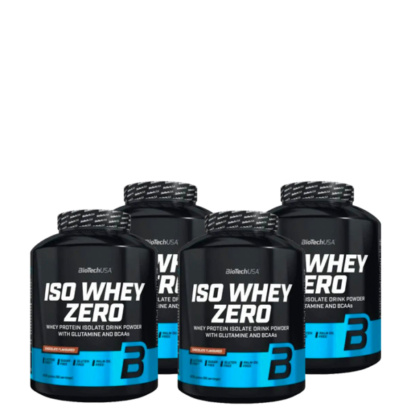 BIG BUY 4 x Iso Whey Zero Proteinpulver 2270 g