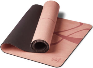 Carite Natural Rubber Yogamåtte Unisex One Size Pink