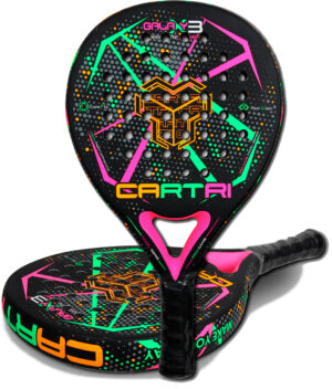 Cartri Galaxy 3 Carbon Padel Bat Unisex Os Sort