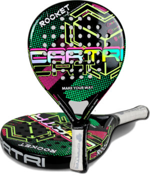 Cartri Rocket Padel Bat Unisex Os Sort