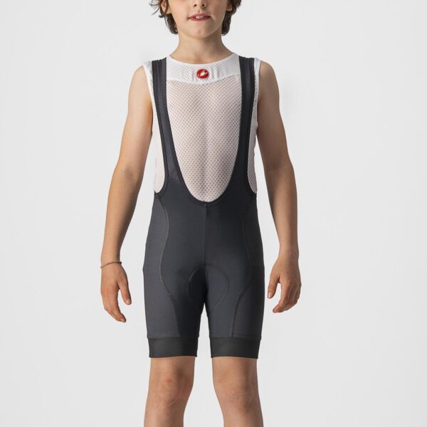 Castelli Competizione Bibshorts til Børn i Sort