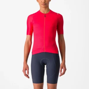 Castelli Espresso W Cykeltrøje i Hisbiscus/Dark Gray