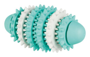 Denta Fun rugbybold i naturgummi, 15 cm