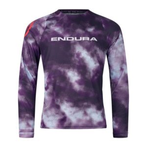 Endura Pixel Cloud Limited Edition cykeltrøje lilla dame