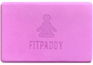 Fitpaddy Yoga Block - 220x150x75mm, Lilla - 2 stk