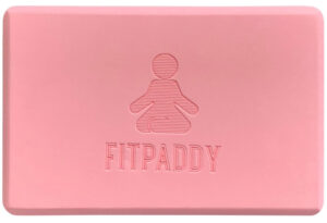 Fitpaddy Yoga Block - 220x150x75mm, Rosa - 2 stk