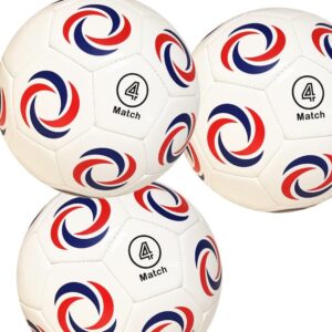 Fodbold Allround, 3 stk - str. 4, ass.