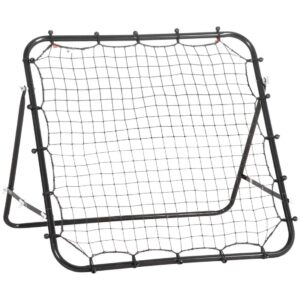 Fodbold Rebounder Net Sort 96x80x96 cm