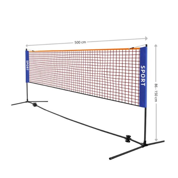 Fodbold tennis net / Volley net 5 m.