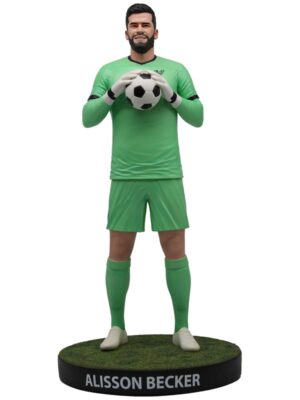 Footballs Finest - ALISSON BECKER - OFFICIAL LIVERPOOL FC - FOOTBALL'S FINEST 60CM RESIN STATUE - Figur