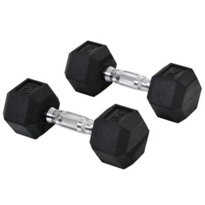 Håndvægte sæt - 2 x 6 kg Sort