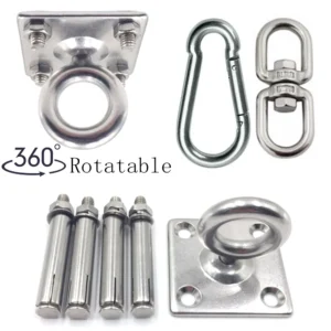 Hammock Bracket Suspension Hook Sex Swing Hanger Buckle Ceiling Mount Kit Accessories For Hanging Chair Gym Fitness Aerial Yoga
