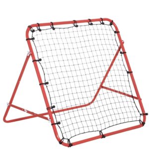 Justerbar Fodbold Rebounder R⌀d/Sort 96x80x96 cm
