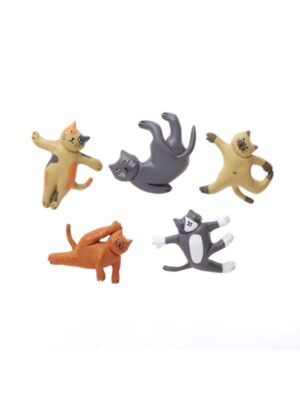 Kikkerland Cat Yoga Magnets (MG89)