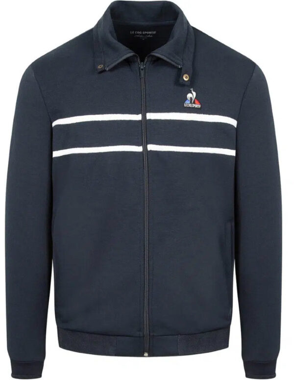 Le Coq Sportif Tennis Fz Sweatshirt Herre Blå