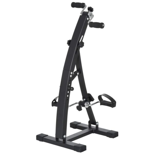 Motionscykel Motionstræner Pedaltræner Til Seniorer, Stål, Sort, 41X50X96Cm