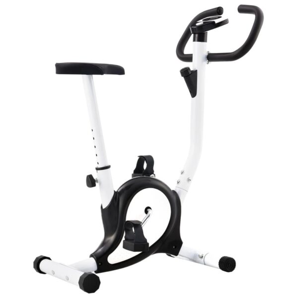 Motionscykel med bæltemodstand sort