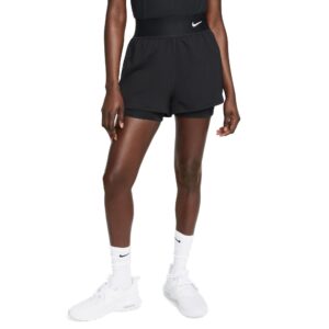 Nike Court Drifit Advantage Tennis Shorts Dame Xs Sort